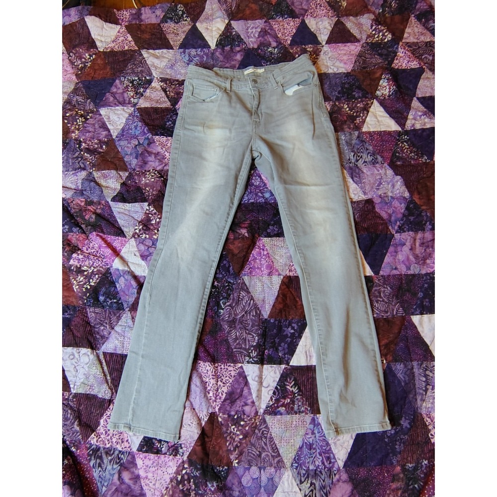 Levi's Denim Jeans Womens Size 31x32 Blue Stretch Mid Rise Skinny